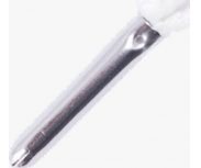 Mr.Lacy Cordão Flatties Metal Tips White/Metallic